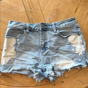 Denim Distressed Women Shorts